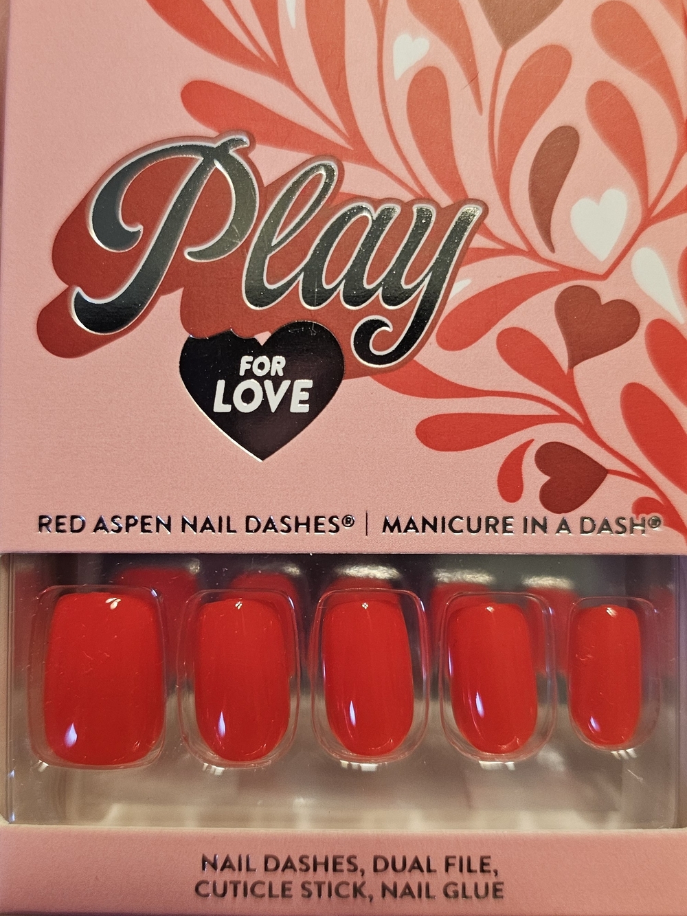 Play For Love Red Aspen Press-On Nails
